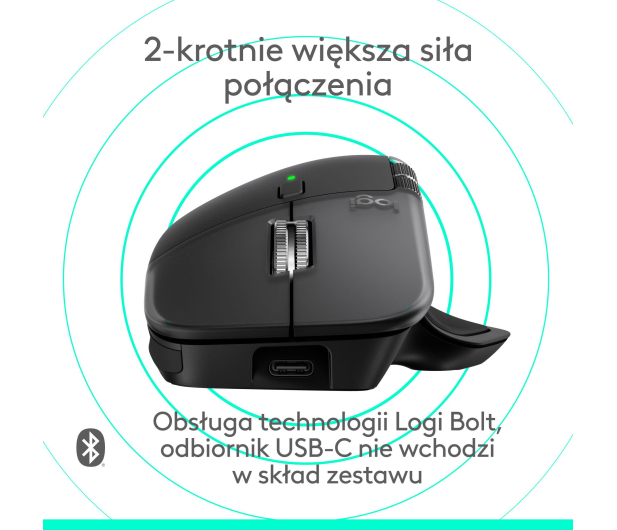 LOGITECH MX Master 4 for Mac Space Black 910-007577 - 1365785 - zdjęcie 6